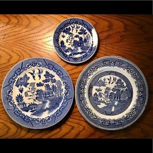 Vintage Blue and White Plate collection